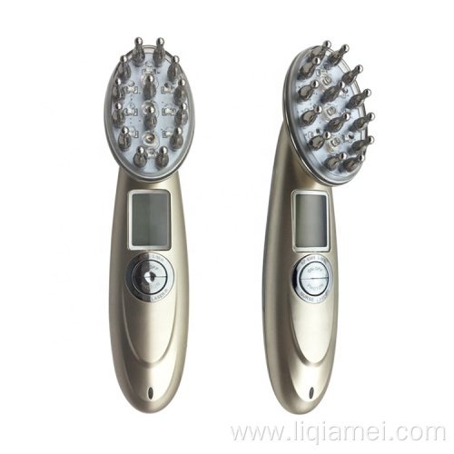 Portable red light hair growth laser massage comb